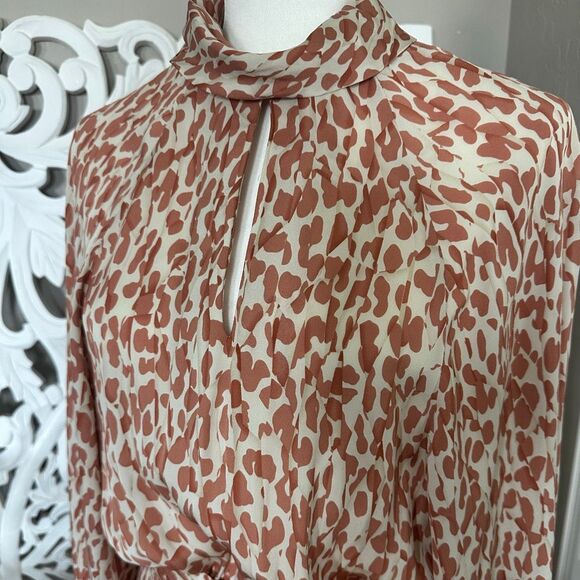 REISS Teya Animal Print Mini Dres - Picture 5 of 12